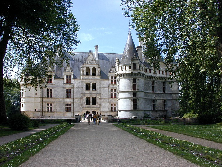 Le château d'Azay le Rideau - Façade